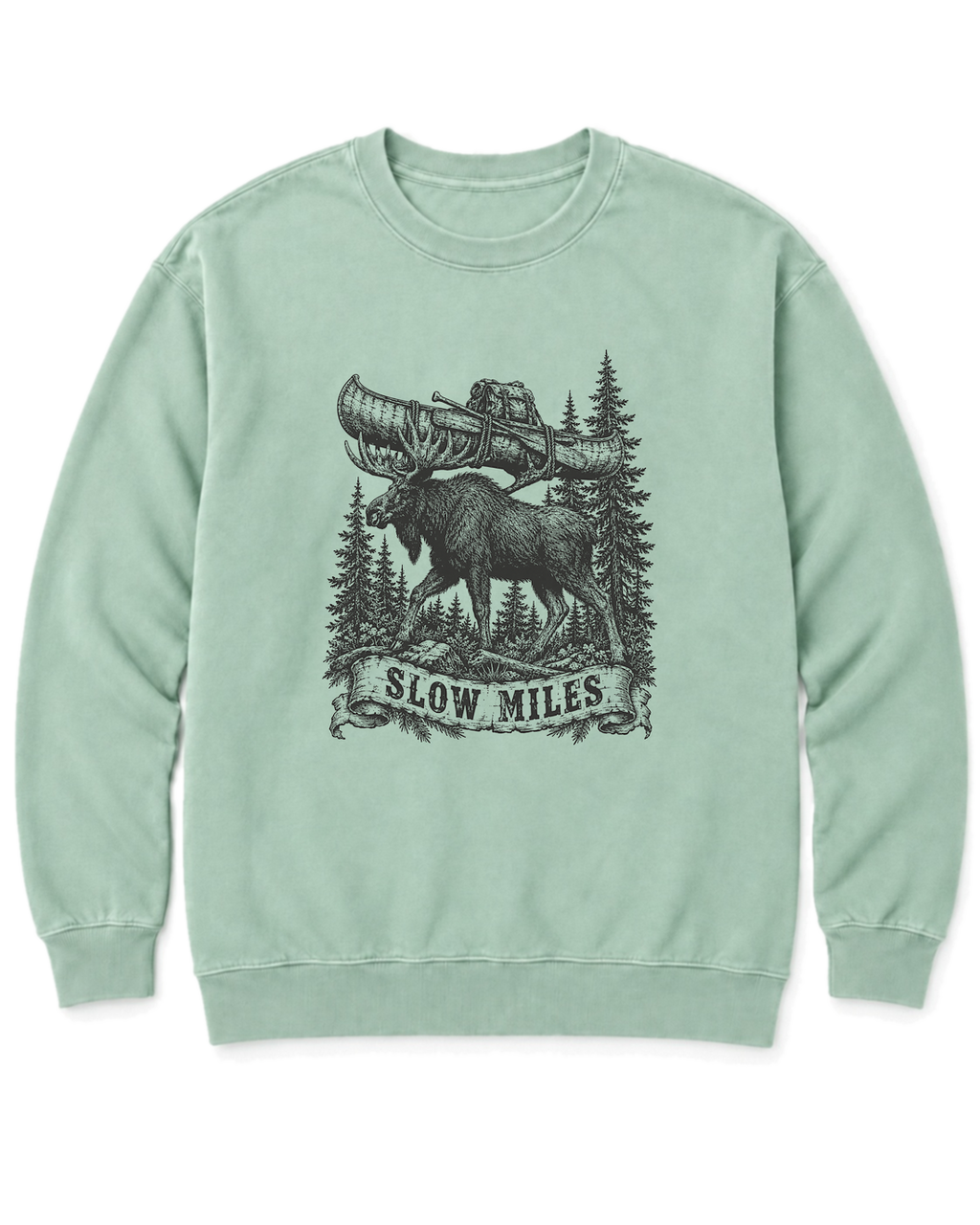 Slow Miles Sweatshirt - Chalky Mint