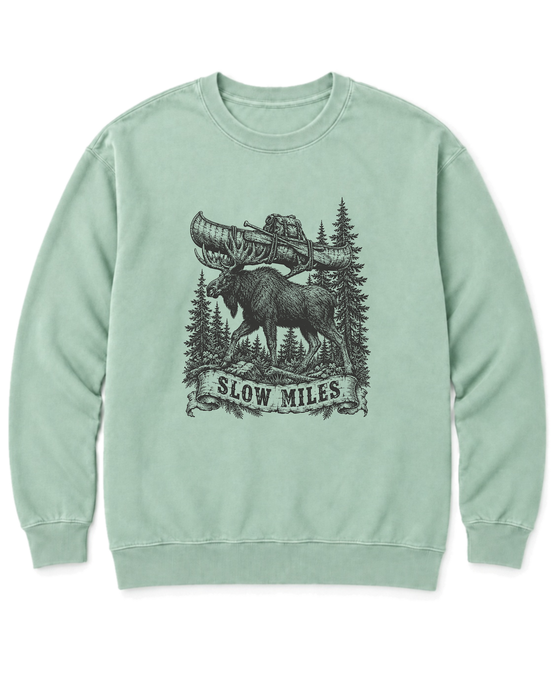 Slow Miles Sweatshirt - Chalky Mint