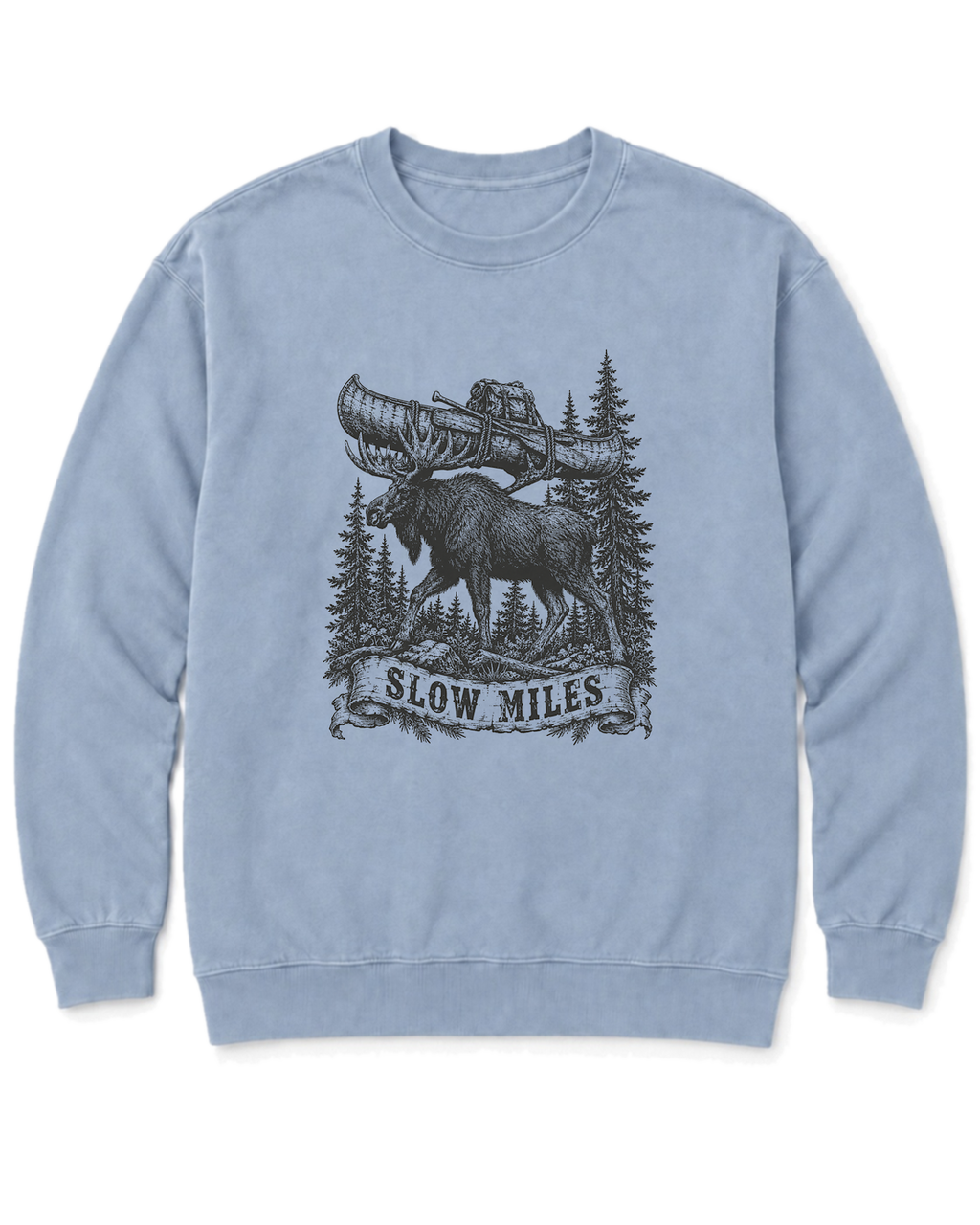 Slow Miles Sweatshirt - Chambray