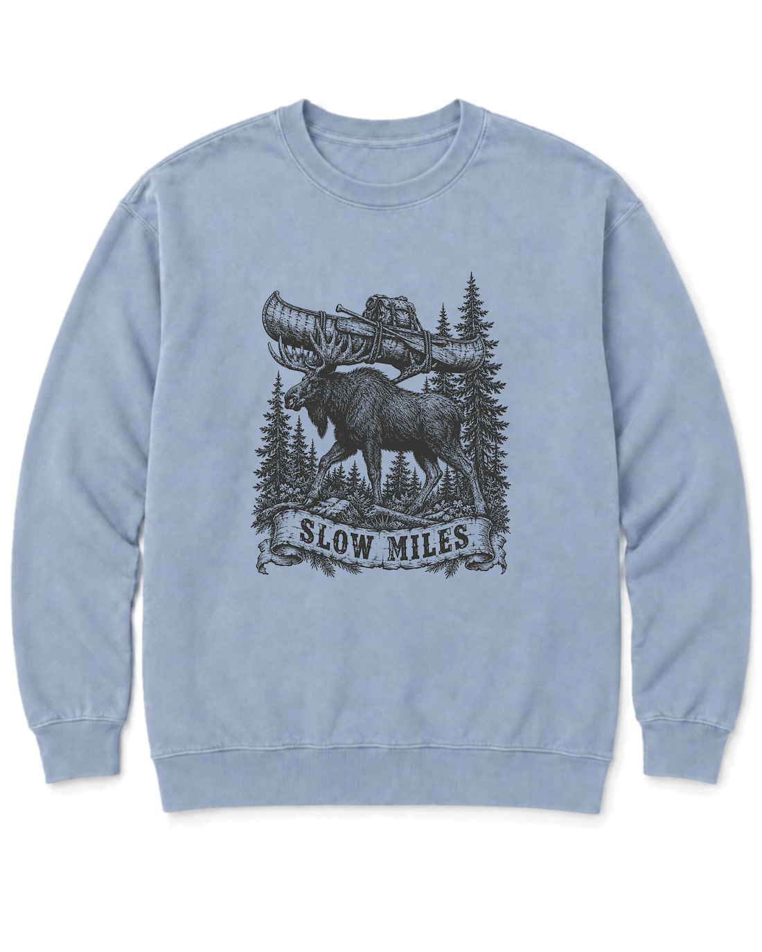 Slow Miles Sweatshirt - Chambray