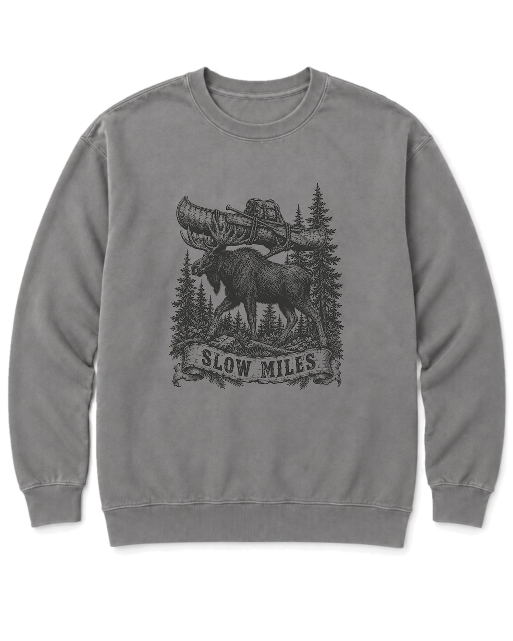 Slow Miles Sweatshirt - Grey