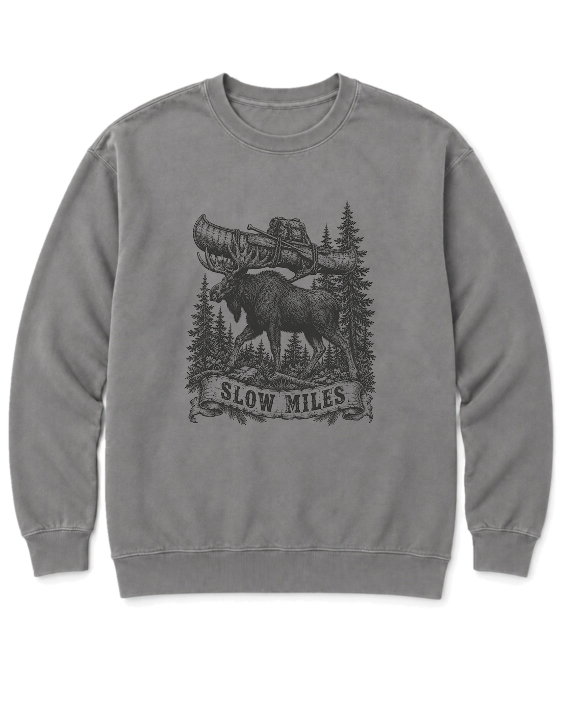 Slow Miles Sweatshirt - Grey