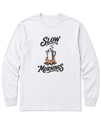 Slow Mornings Long Sleeve Shirt - White