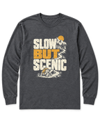 Slow but Scenic Long Sleeve Shirt - Dark Heather