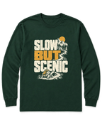 Slow but Scenic Long Sleeve Shirt - Forest Green