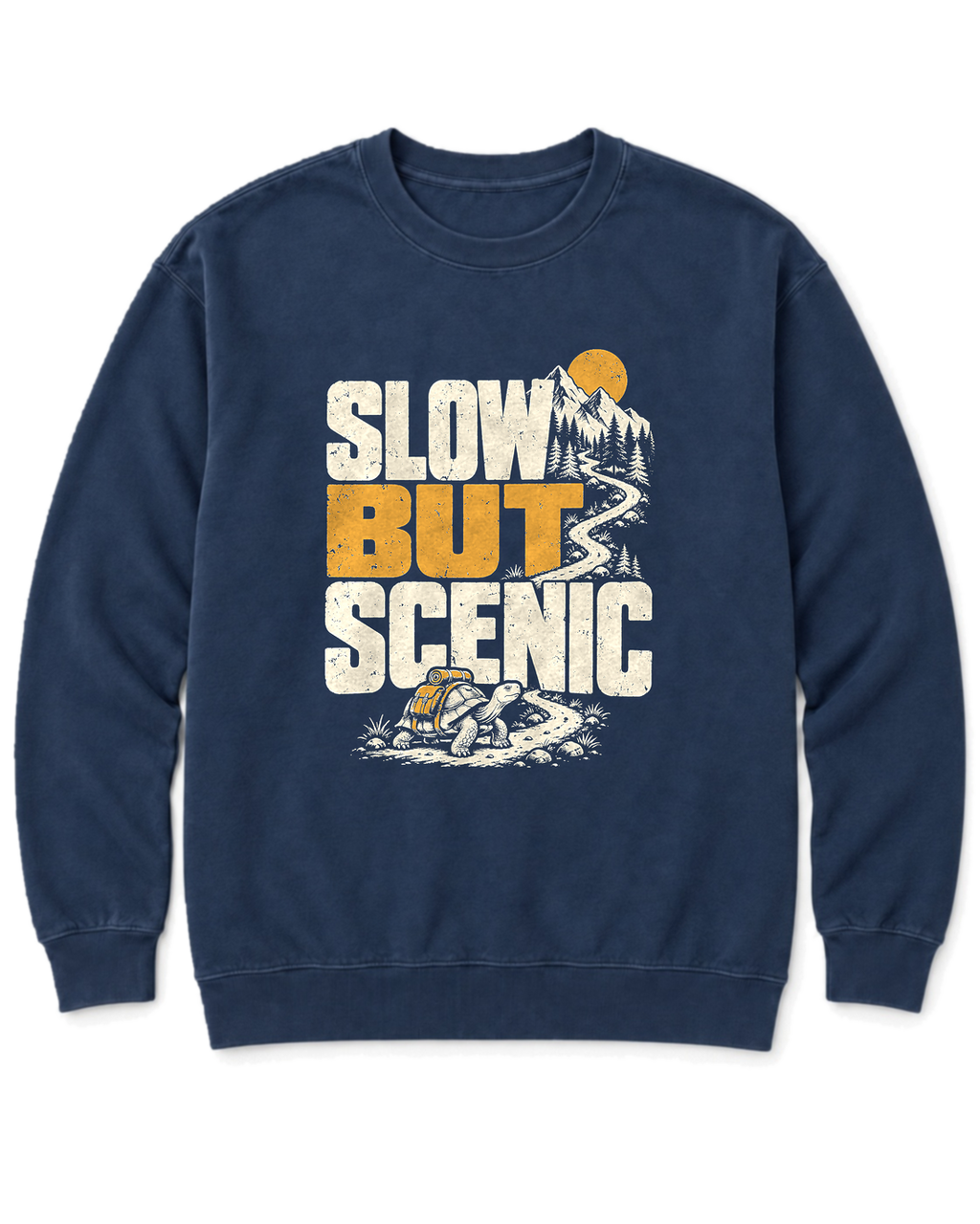 Slow but Scenic Sweatshirt - True Navy