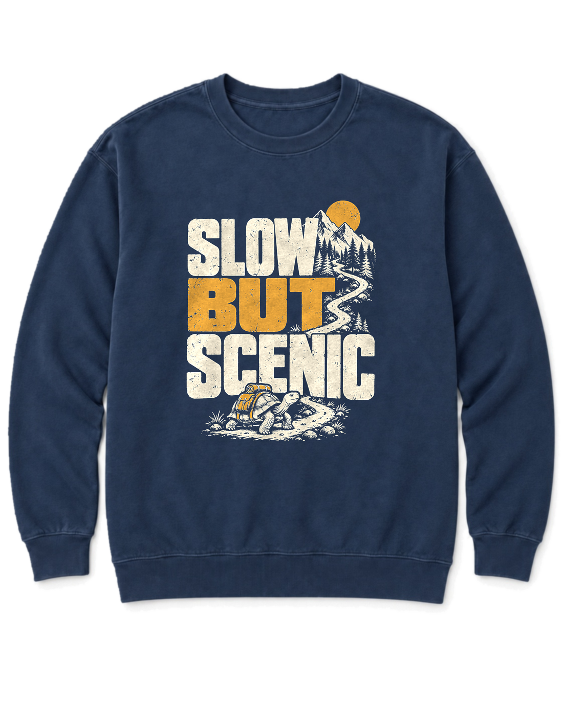 Slow but Scenic Sweatshirt - True Navy