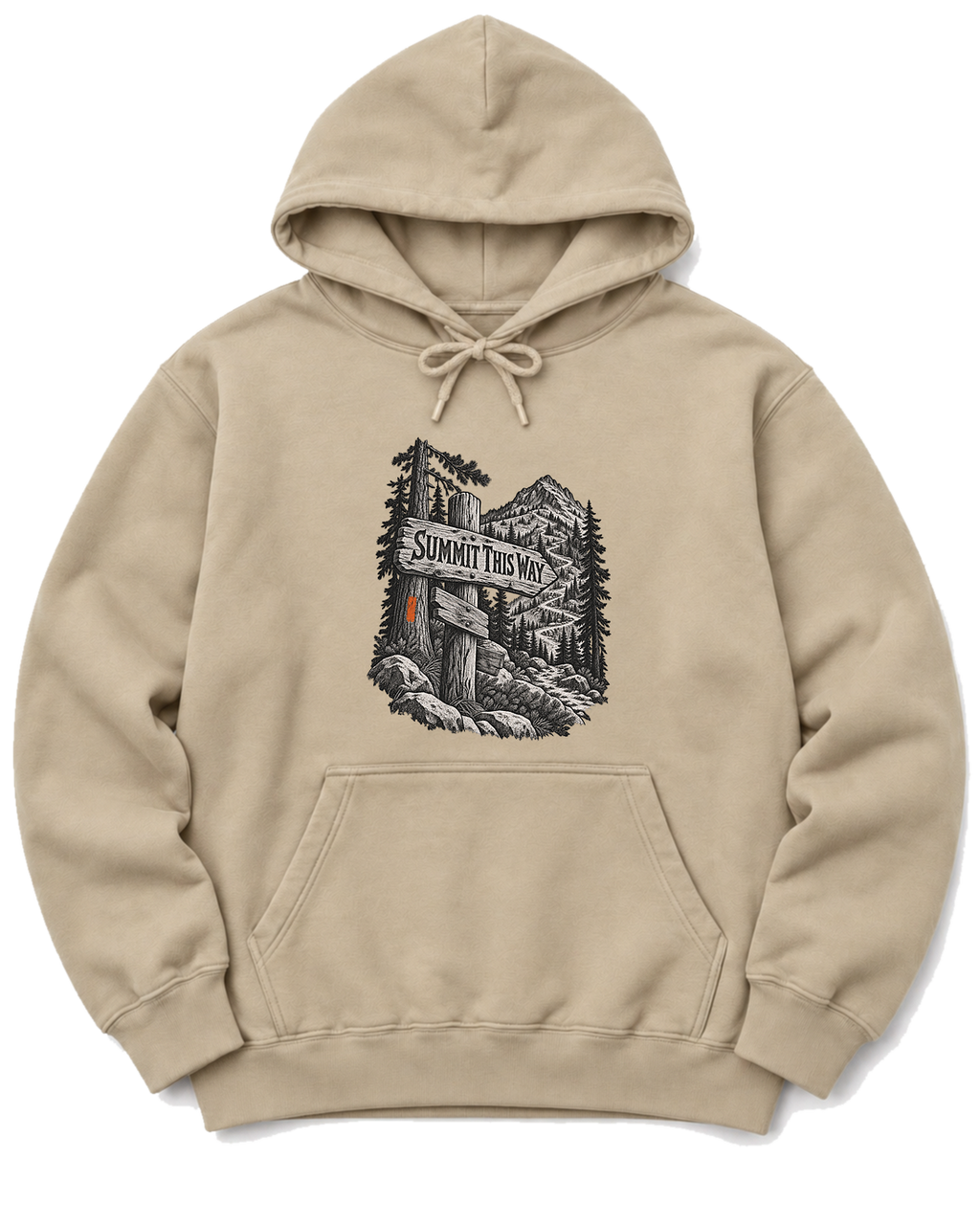 Summit This Way Hoodie - Sand