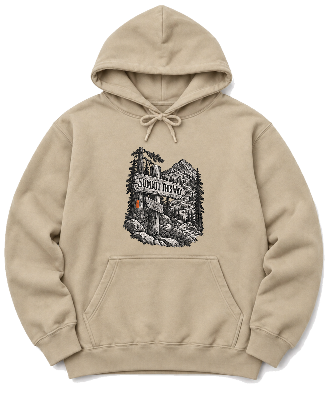 Summit This Way Hoodie - Sand