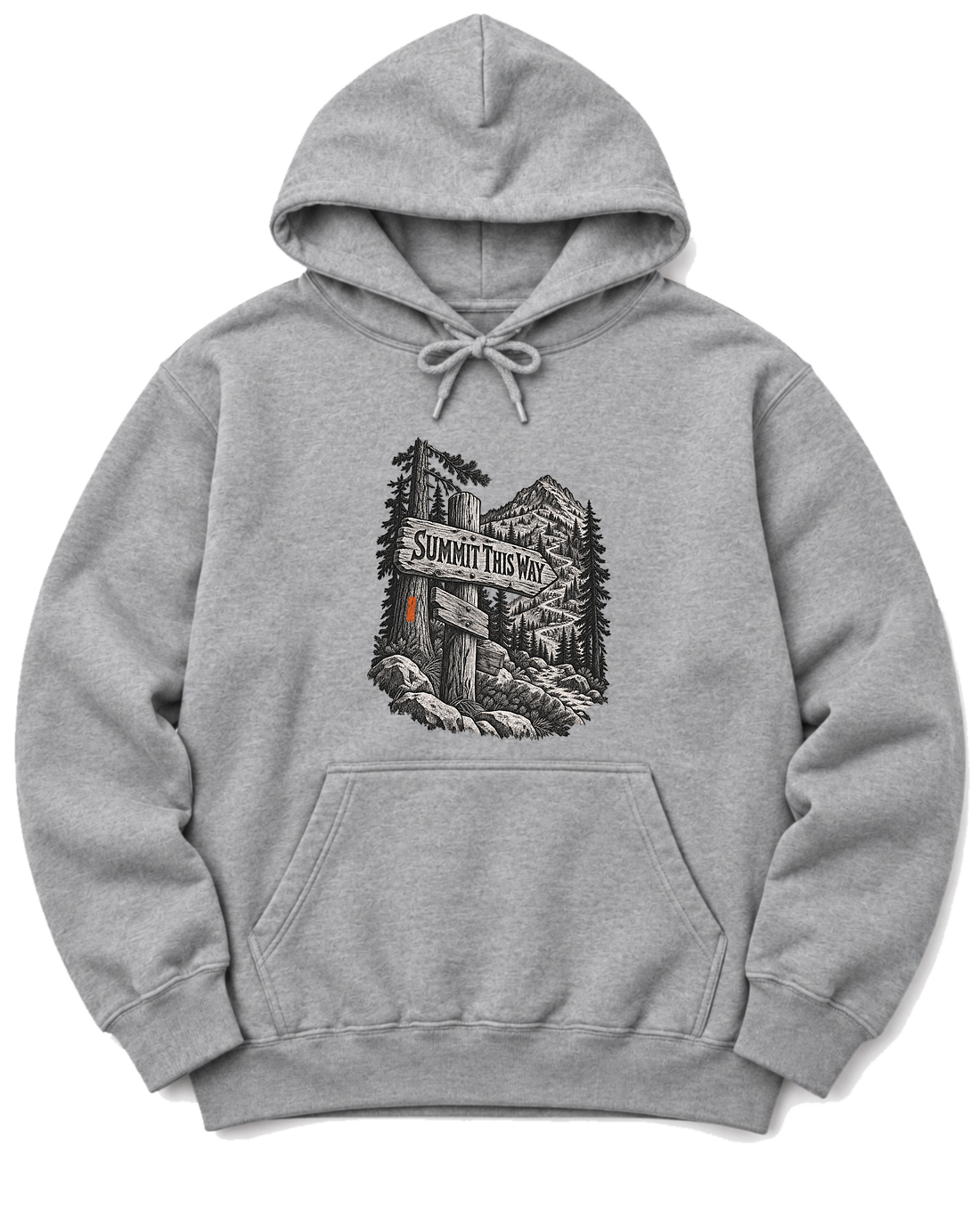 Summit This Way Hoodie - Sport Grey