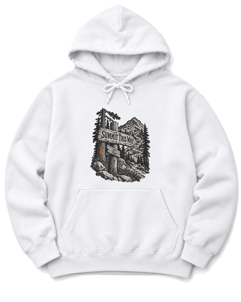Summit This Way Hoodie - White