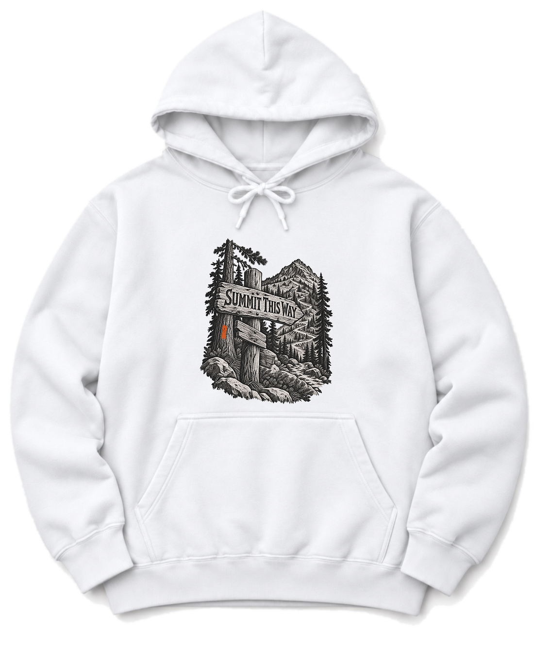 Summit This Way Hoodie - White