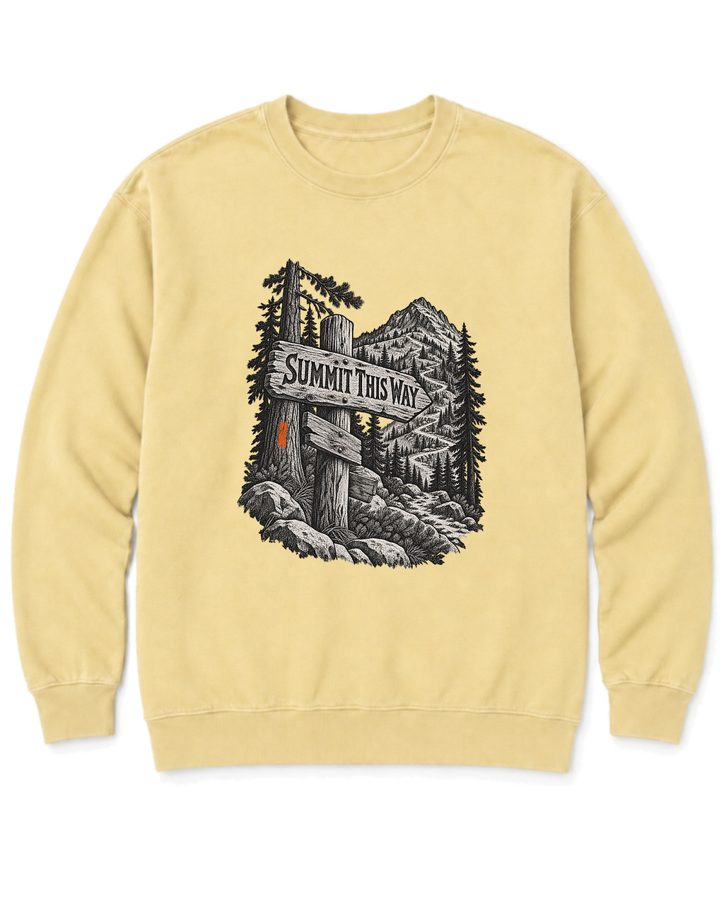 Summit This Way Sweatshirt - Butter