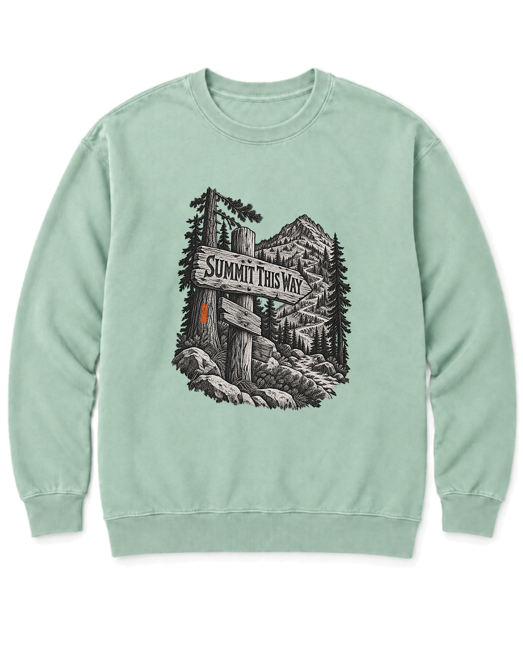 Summit This Way Sweatshirt - Chalky Mint
