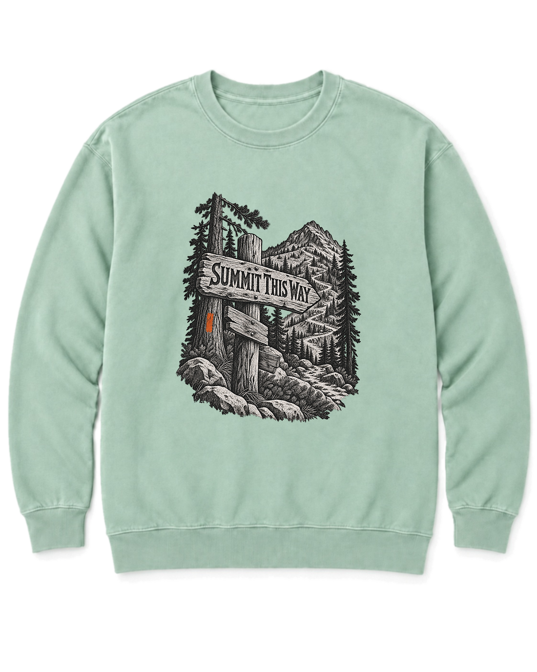Summit This Way Sweatshirt - Chalky Mint