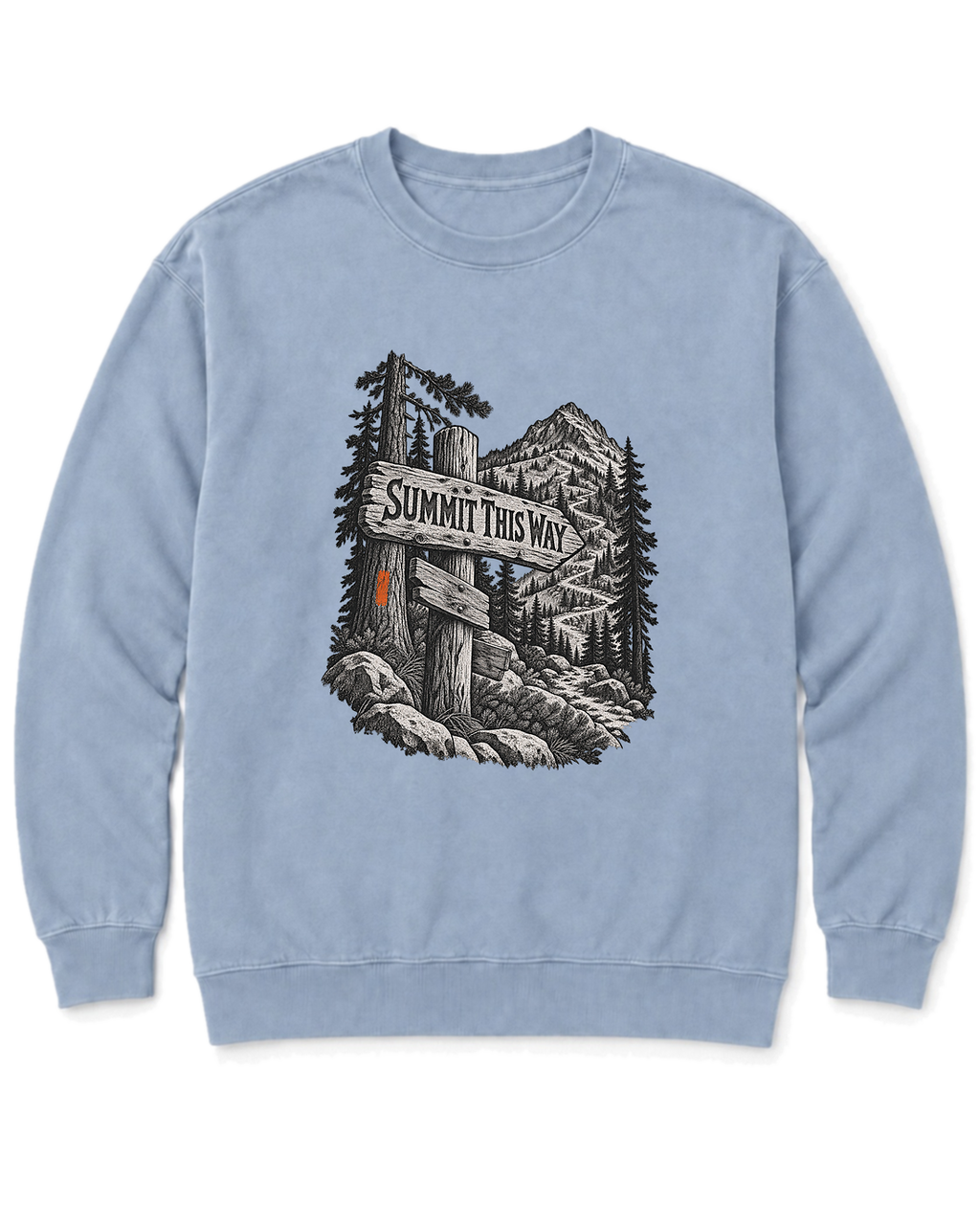 Summit This Way Sweatshirt - Chambray
