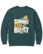 Summit or Bust Sweatshirt - Blue Spruce