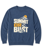 Summit or Bust Sweatshirt - Denim