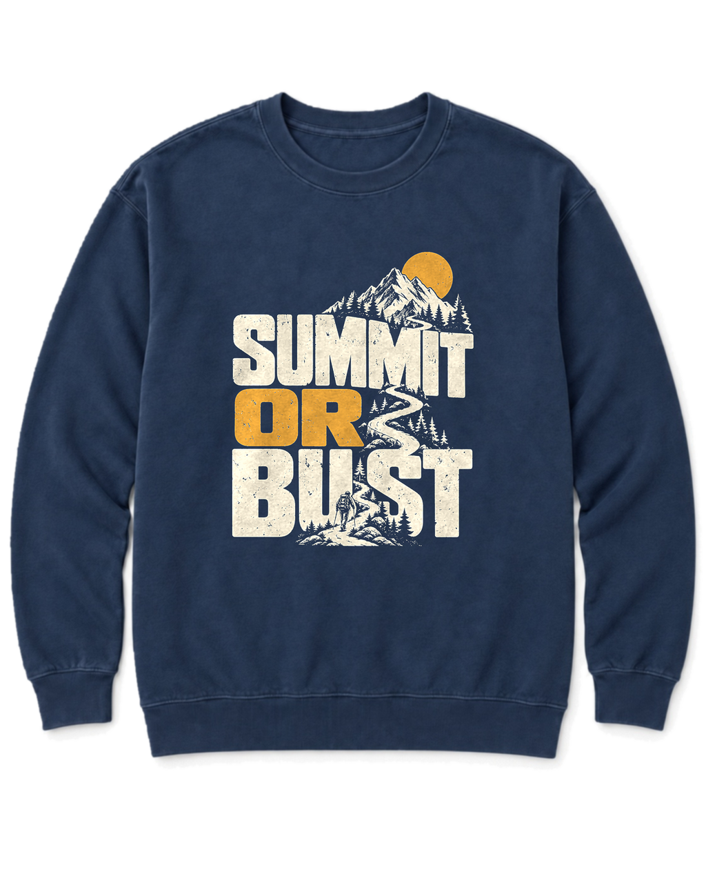 Summit or Bust Sweatshirt - True Navy