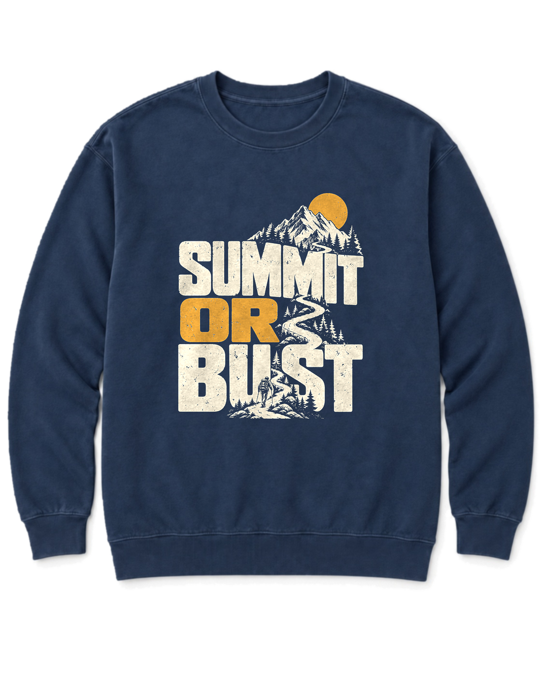 Summit or Bust Sweatshirt - True Navy