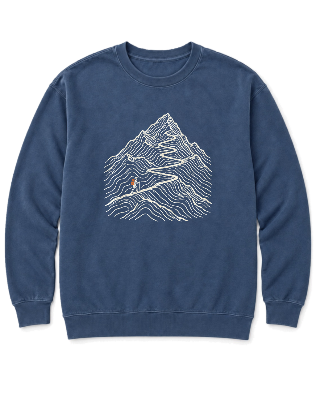 Switchback Hiker Sweatshirt - Denim