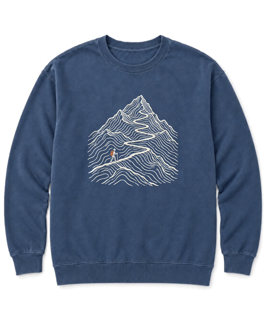 Switchback Hiker Sweatshirt - Denim