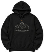 Take the Long Way Hoodie - Black
