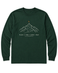 Take the Long Way Long Sleeve Shirt - Forest Green