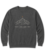 Take the Long Way Sweatshirt - Pepper