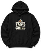 Tents and Chill Hoodie - Black