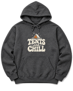 Tents and Chill Hoodie - Dark Heather