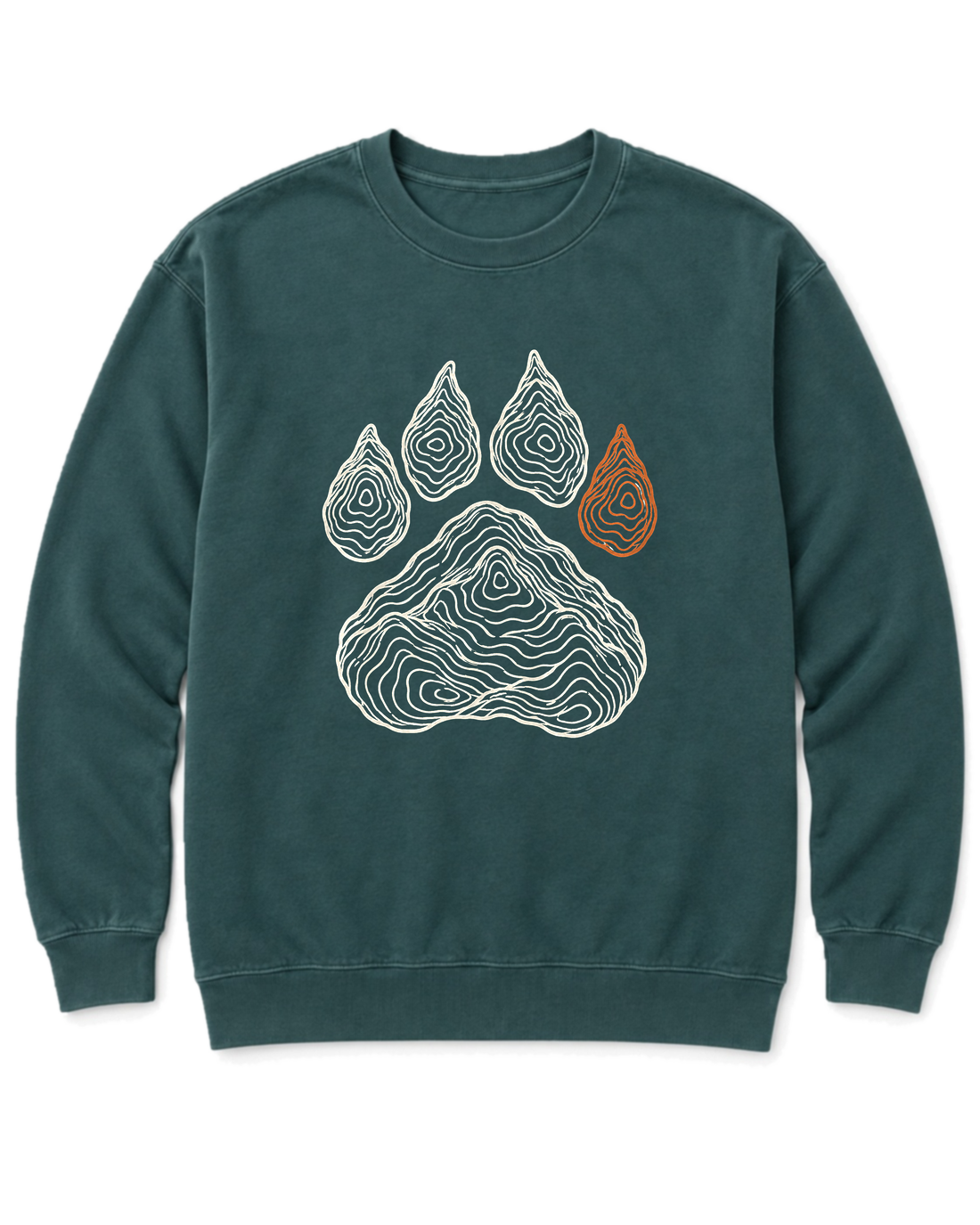 Topo Bear Paw Sweatshirt - Blue Spruce