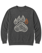 Topo Bear Paw Sweatshirt - Pepper