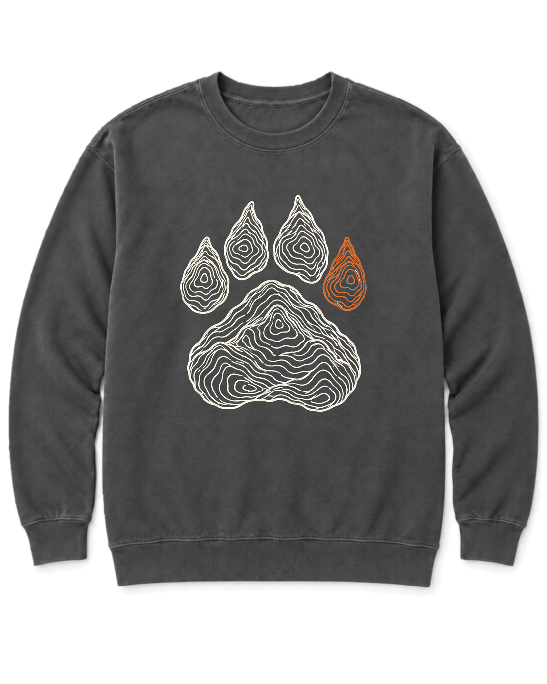 Topo Bear Paw Sweatshirt - Pepper