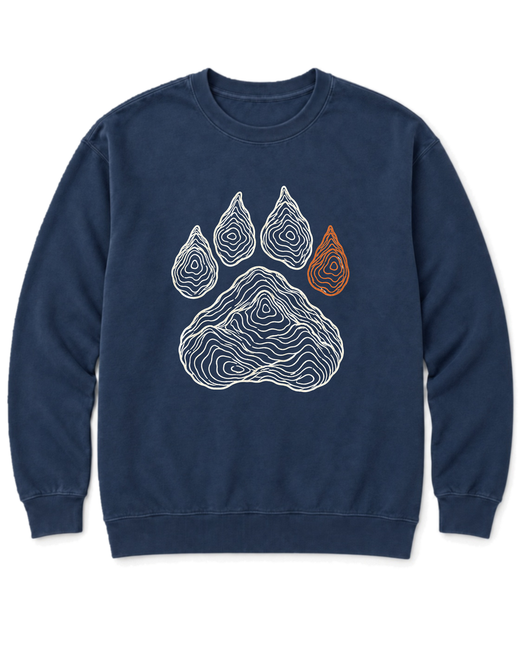 Topo Bear Paw Sweatshirt - True Navy