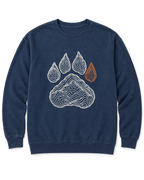 Topo Bear Paw Sweatshirt - True Navy