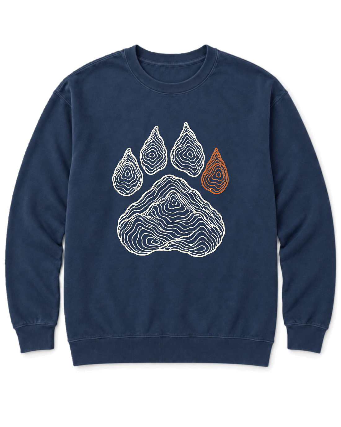 Topo Bear Paw Sweatshirt - True Navy