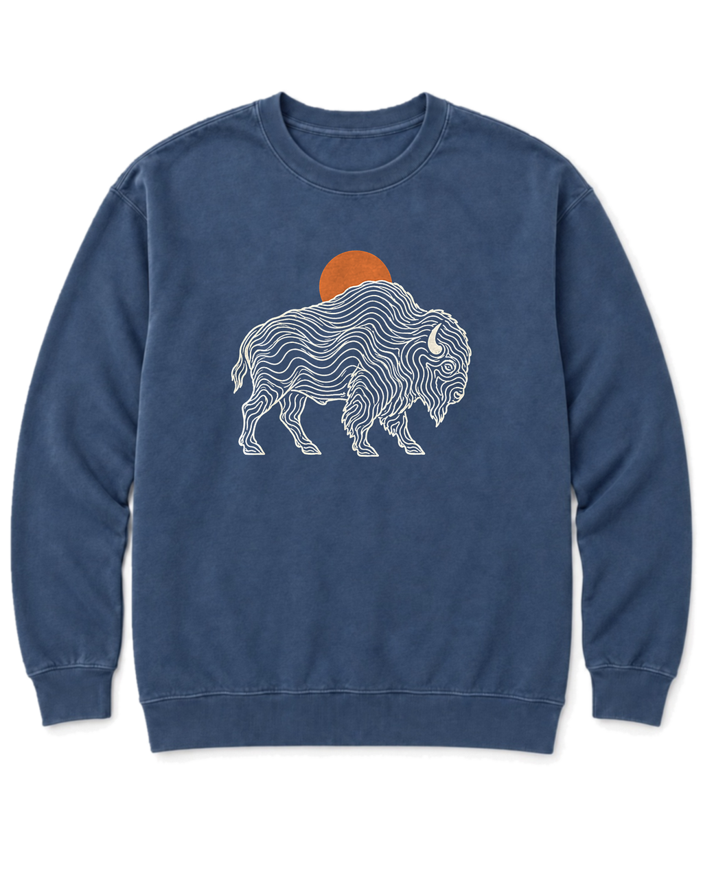 Topo Bison Sweatshirt - Denim