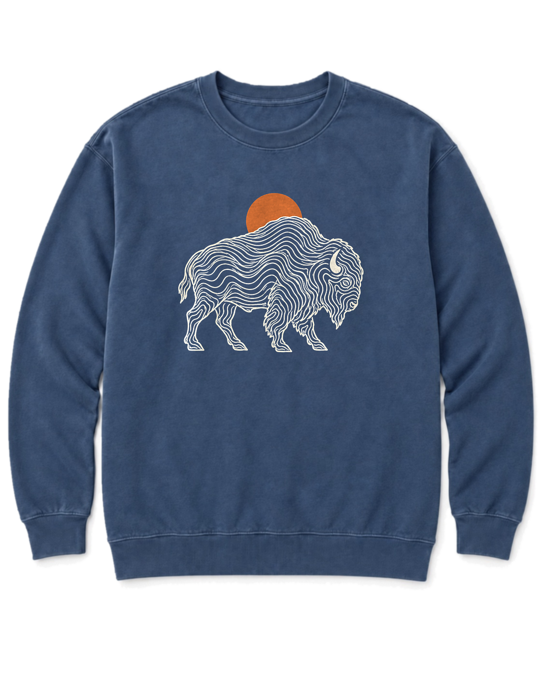 Topo Bison Sweatshirt - Denim