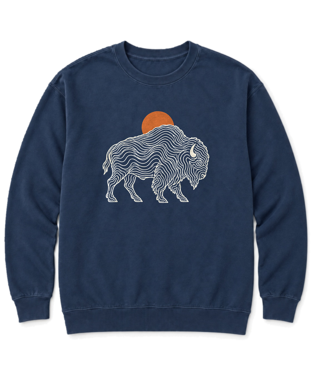Topo Bison Sweatshirt - True Navy