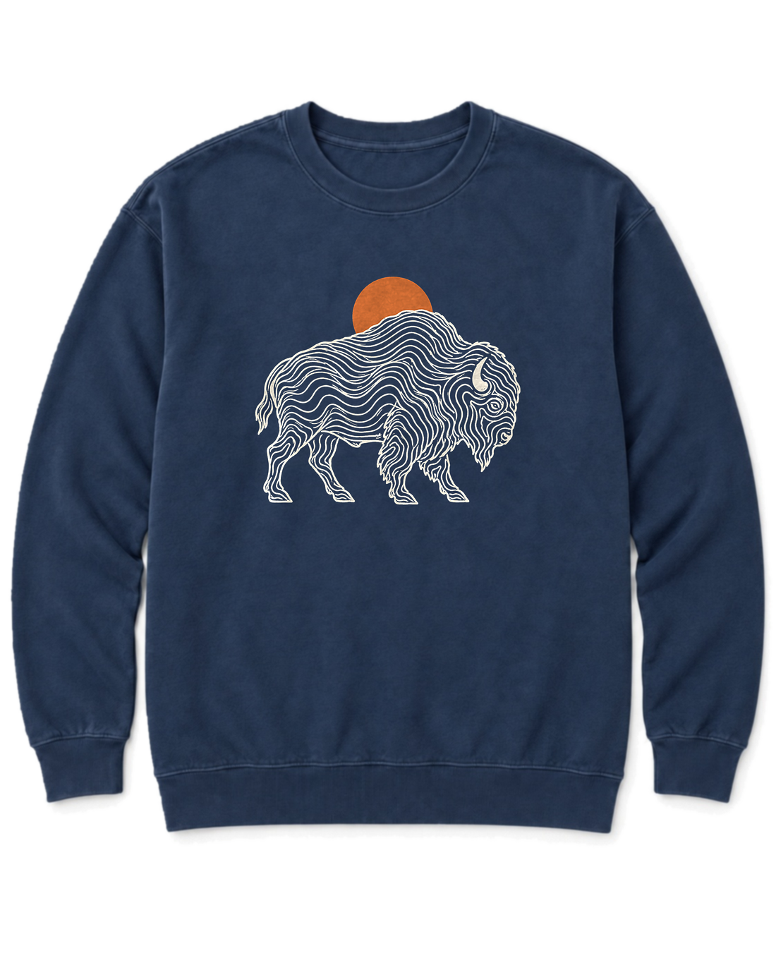 Topo Bison Sweatshirt - True Navy