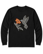 Topo Hummingbird Long Sleeve Shirt - Black