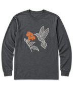 Topo Hummingbird Long Sleeve Shirt - Dark Heather