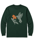 Topo Hummingbird Long Sleeve Shirt - Forest Green