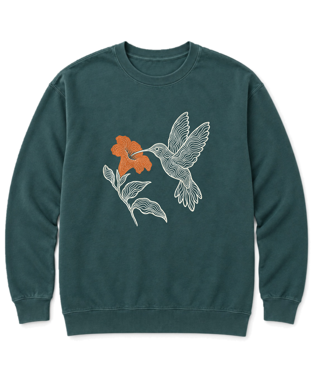 Topo Hummingbird Sweatshirt - Blue Spruce