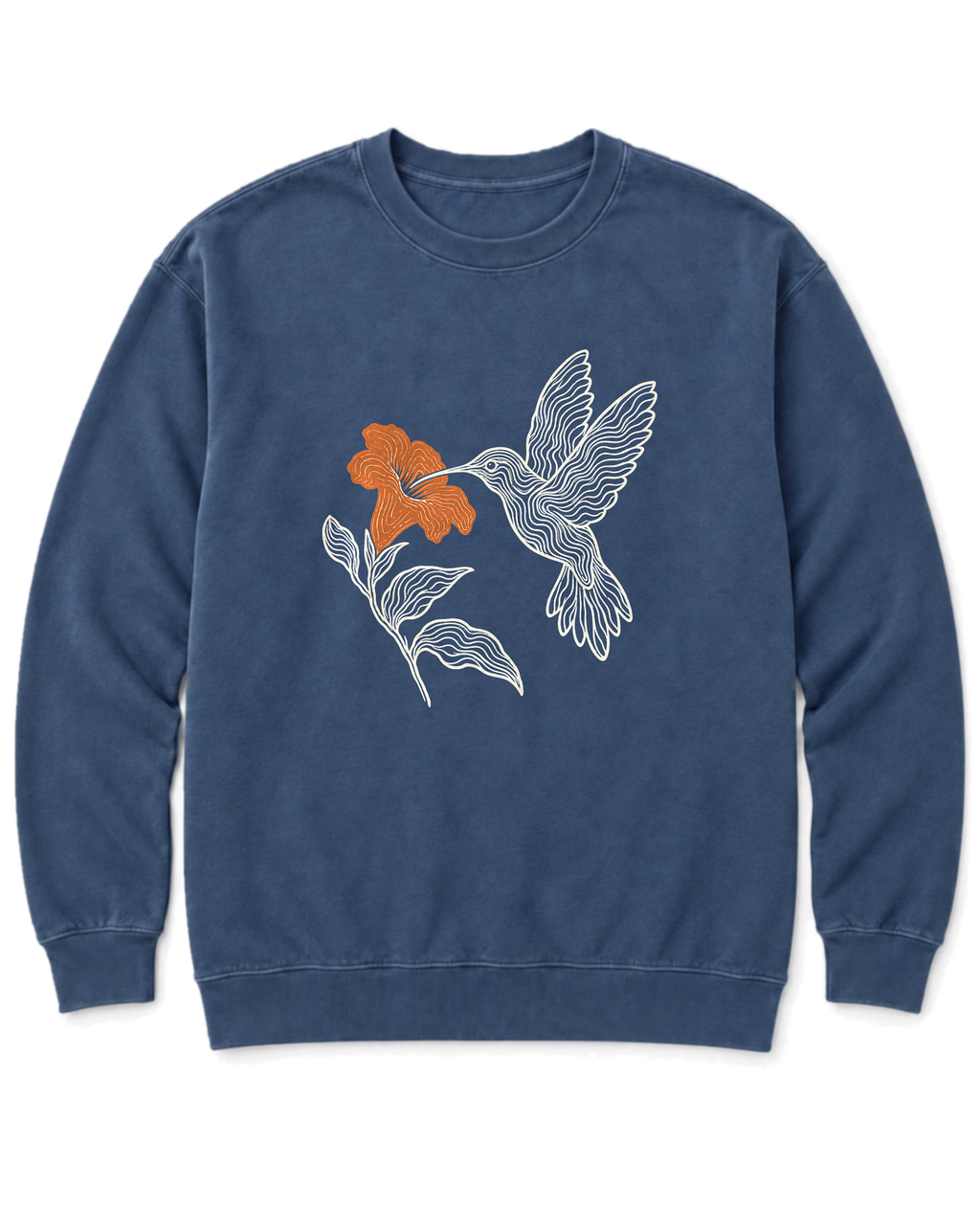 Topo Hummingbird Sweatshirt - Denim