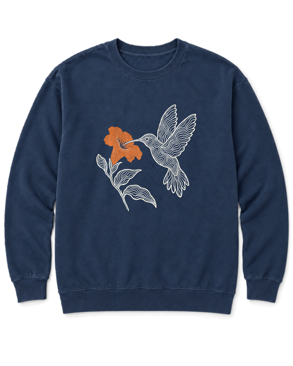 Topo Hummingbird Sweatshirt - True Navy