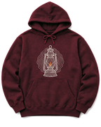 Topo Lantern Hoodie - Maroon