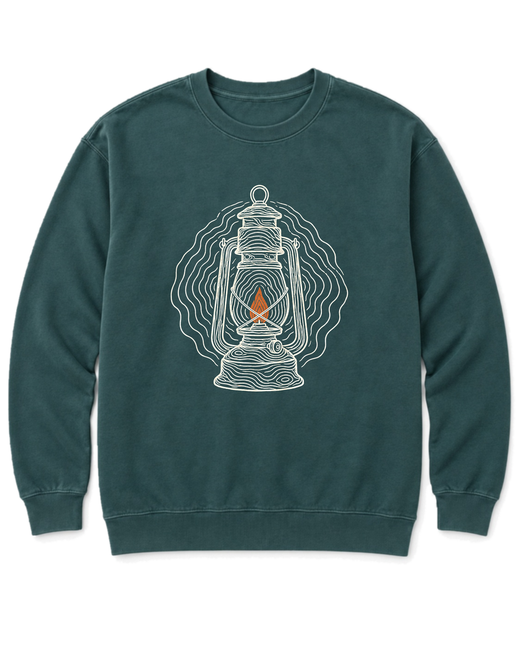 Topo Lantern Sweatshirt - Blue Spruce