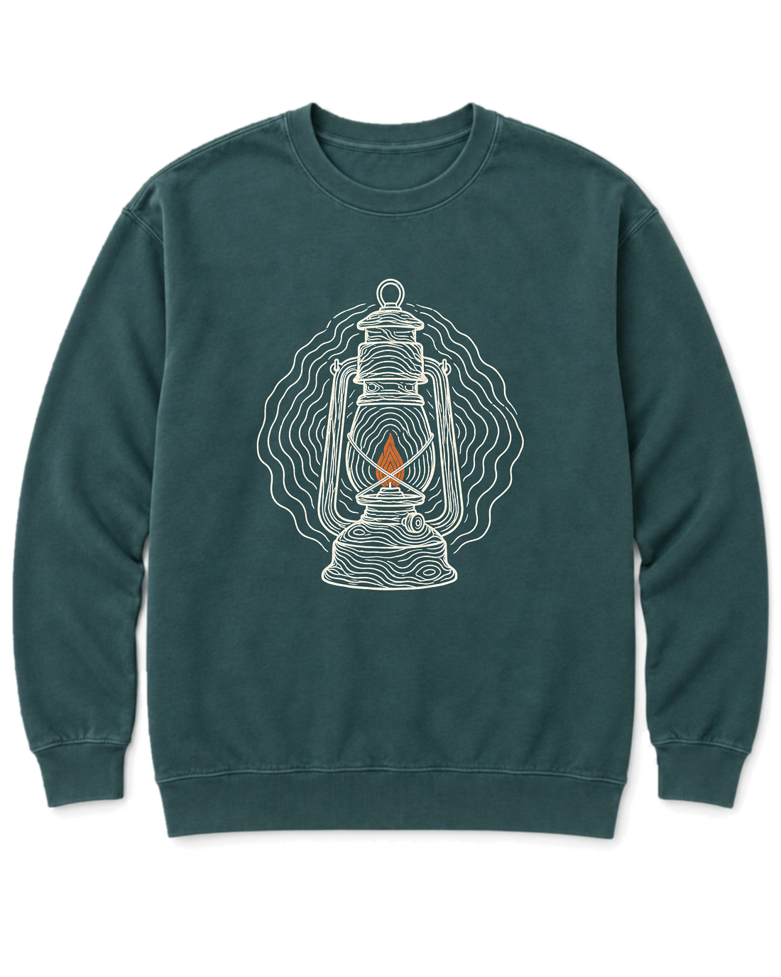 Topo Lantern Sweatshirt - Blue Spruce